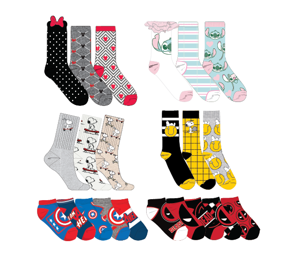 Licensed Adult Socks