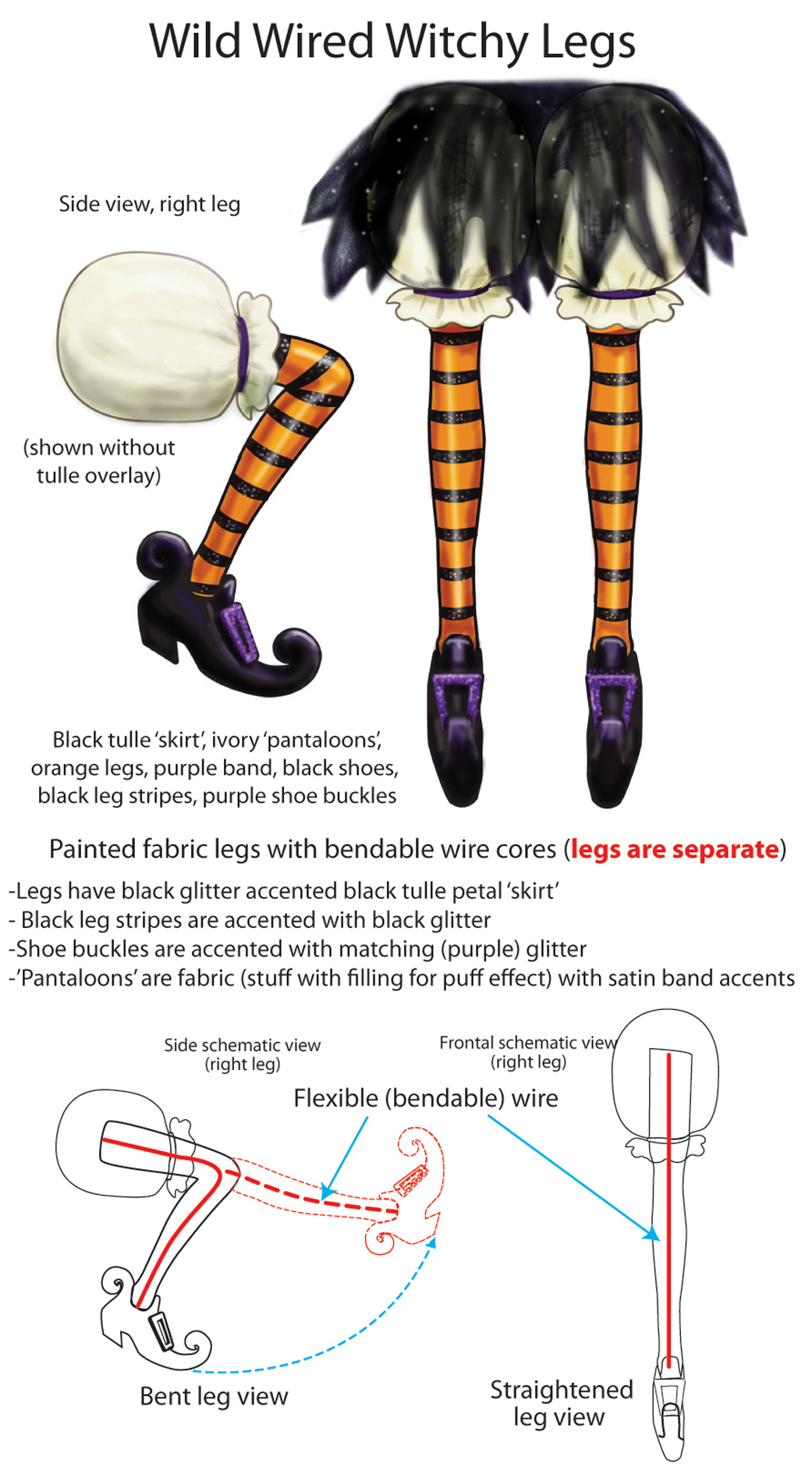 Wired Witchy Legs Tech